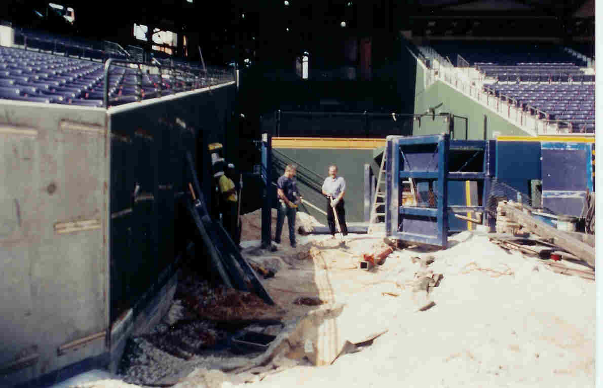 Atlanta Braves Left Field Fence and Gate