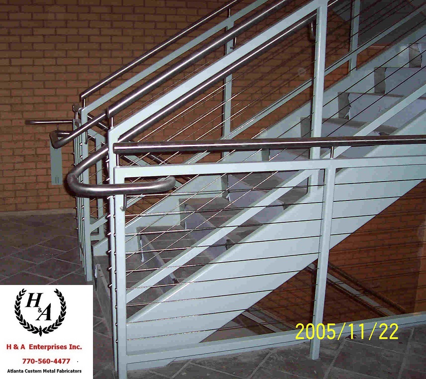 Wood Ramp Steel Hand Rails Atlanta GA - H & A Enterprises Inc Columbia SC Atlanta Hand Rails ADA Steel Polished Stainless Aluminum Handicap Ramp