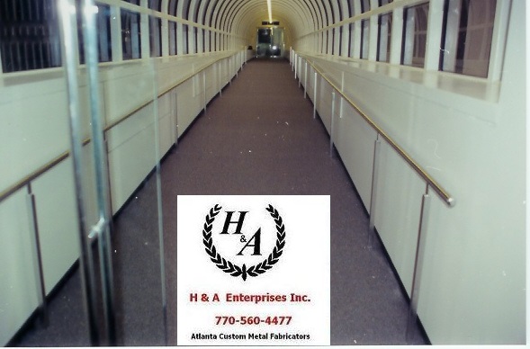 Stainless Hand Rail Atlanta ADA Aluminum Handicap Hand Rails H & A Enterprises Inc