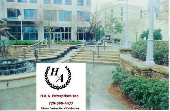 Stainless Hand Rail Atlanta ADA Aluminum Handicap Hand Rails H & A Enterprises Inc