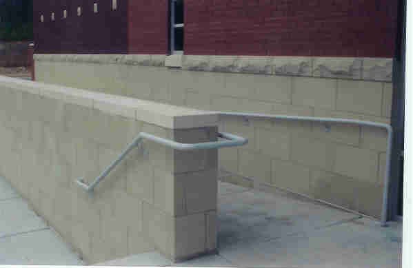 Wood Ramp Steel Hand Rails Atlanta GA - H & A Enterprises Inc Columbia SC Atlanta Hand Rails ADA Steel Polished Stainless Aluminum Handicap Ramp