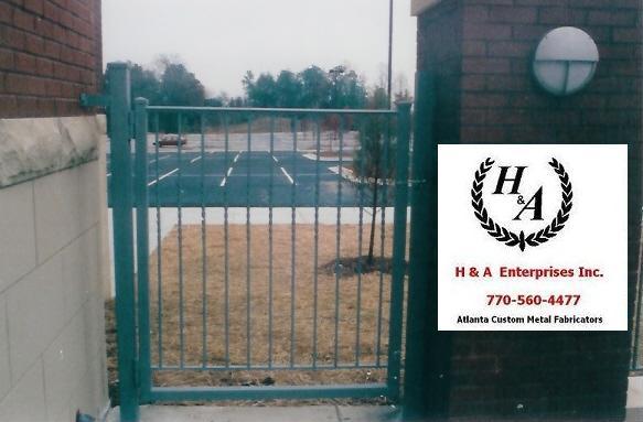 Atlanta Aluminum Access Gate Repair Aluminum Gate Repair on Site Same Day Atlanta  Atlanta Aluminum Access Dumpster Gate Repair, Stainless, Steel Gate, Repair on Site Same Day, all metal, Rollers, Cantilever, Swing Gates