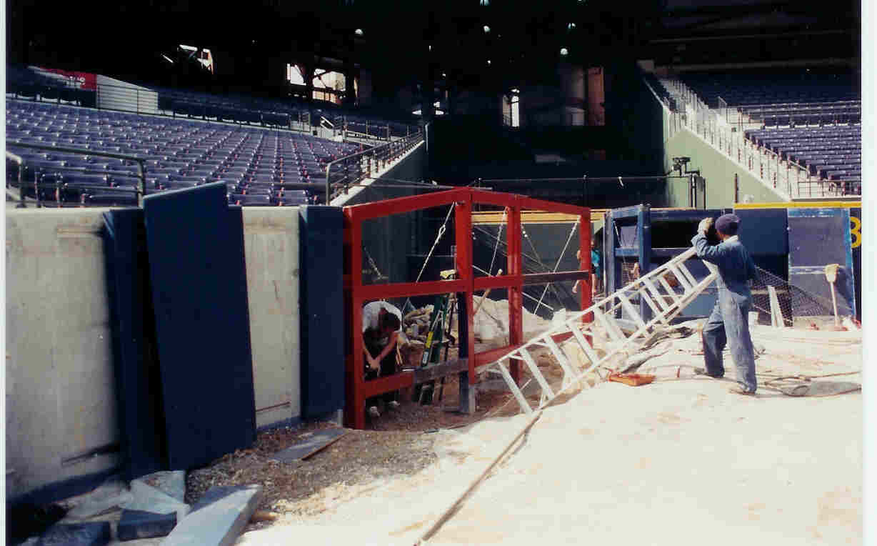 Atlanta Braves Left Field Fence and Gate