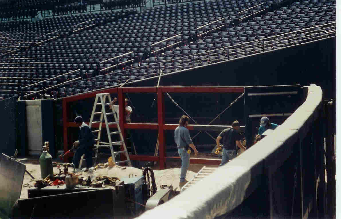 Atlanta Braves Left Field Fence and Gate