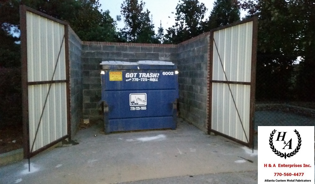 Dumpster Gate Atlanta GA, Dumpster Enclosure Atlanta GA