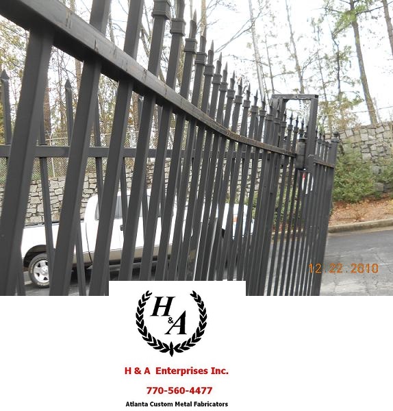 Atlanta Aluminum Access Gate Repair Aluminum Gate Repair on Site Same Day Atlanta