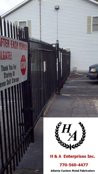 Damaged Automatic Gate Atlanta Aluminum Gate Repair on Site Same Day Atlanta Remote Controlled