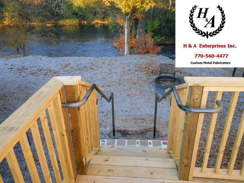 Wood Ramp Steel Hand Rails Atlanta GA - H & A Enterprises Inc Columbia SC Atlanta Hand Rails ADA Steel Polished Stainless Aluminum Ramp