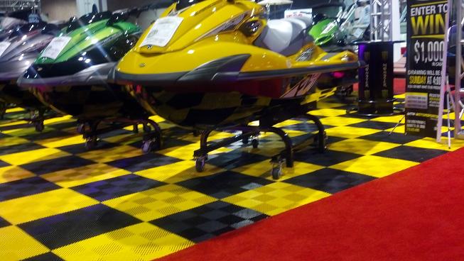 Atlanta Boat Show 2013 - Jet Ski Dollie - Stands - Carts