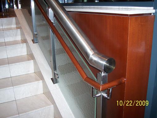 Polished Stainless Hand Rail Atlanta Aluminum Hand Rails