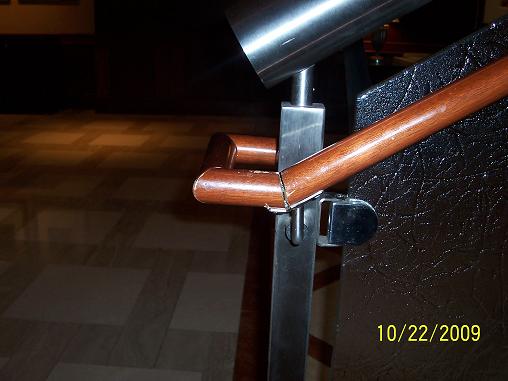 Polished Stainless Hand Rail Atlanta Aluminum Hand Rails