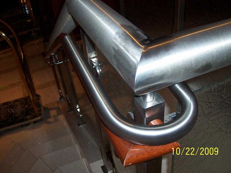 Polished Stainless Hand Rail Atlanta Aluminum Hand Rails